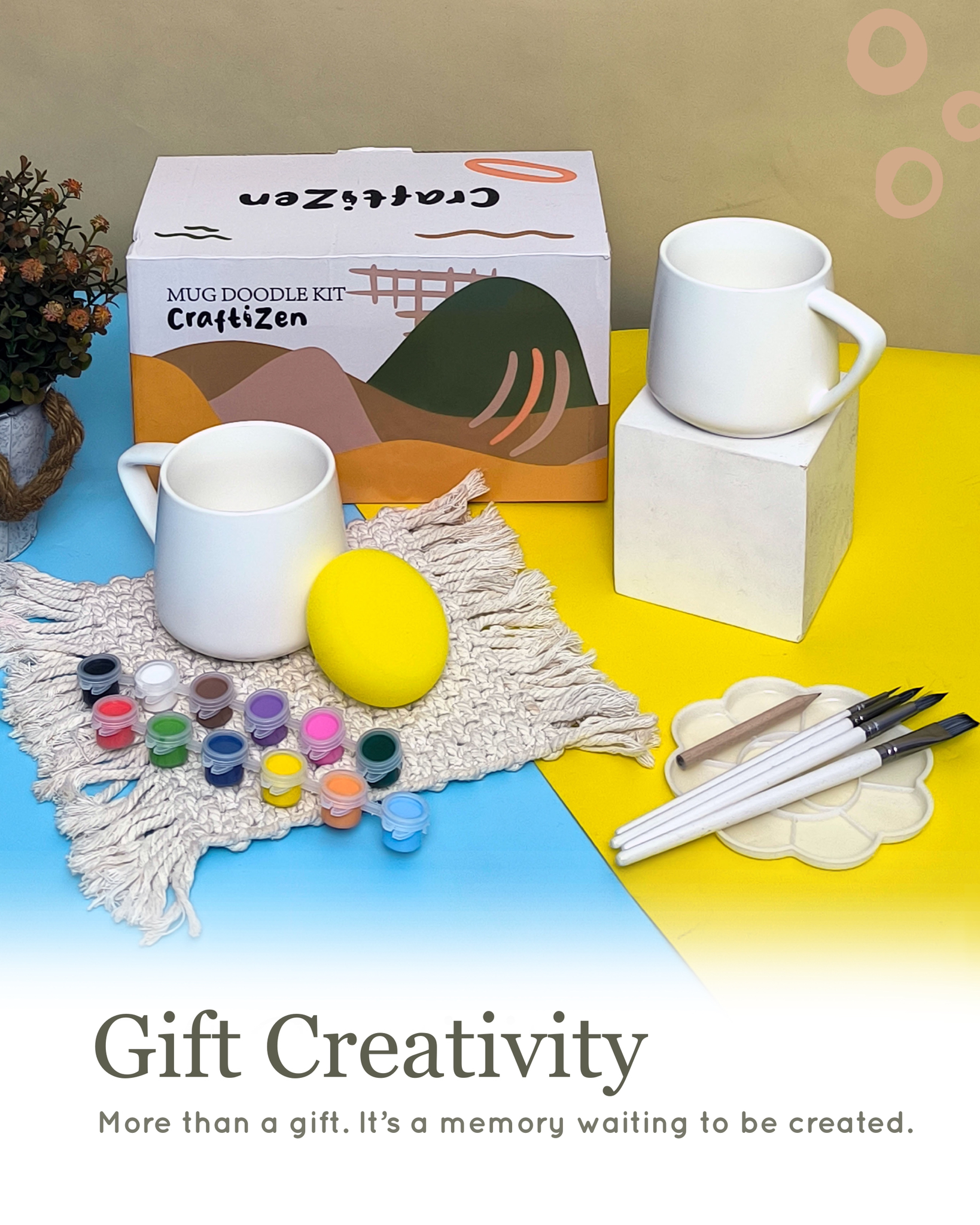 Uniquely Yours - Make every sip personal with your own hand-painted mug